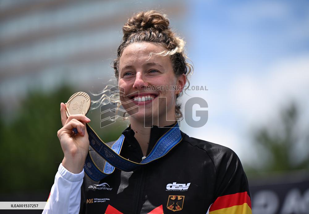 (SP)JAPAN-FUKUOKA-WORLD AQUATICS CHAMPIONSHIPS-OPEN WATER-WOMEN 5KM