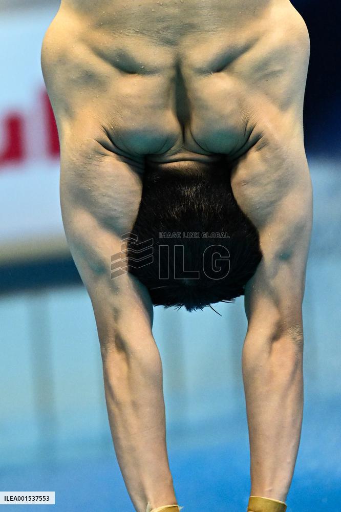 (SP)JAPAN-FUKUOKA-WORLD AQUATICS CHAMPIONSHIPS-DIVING-MIXED 3M/10M TEAM-FINAL