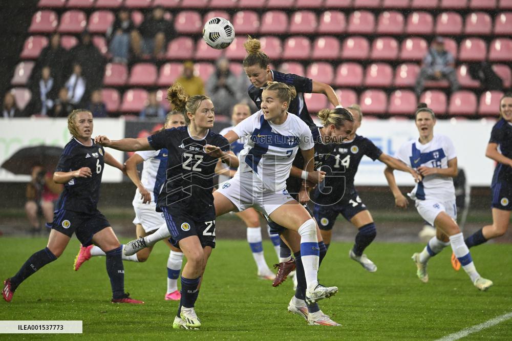 Friendly football match Finland vs. Scotland