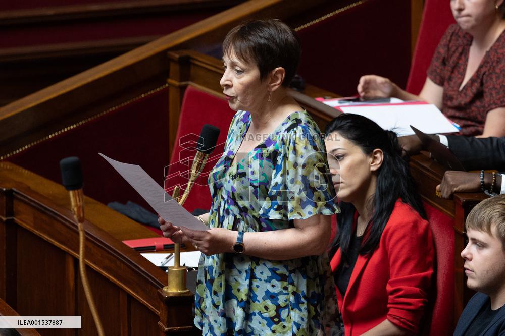 Questions to the government at the National Assembly - Paris