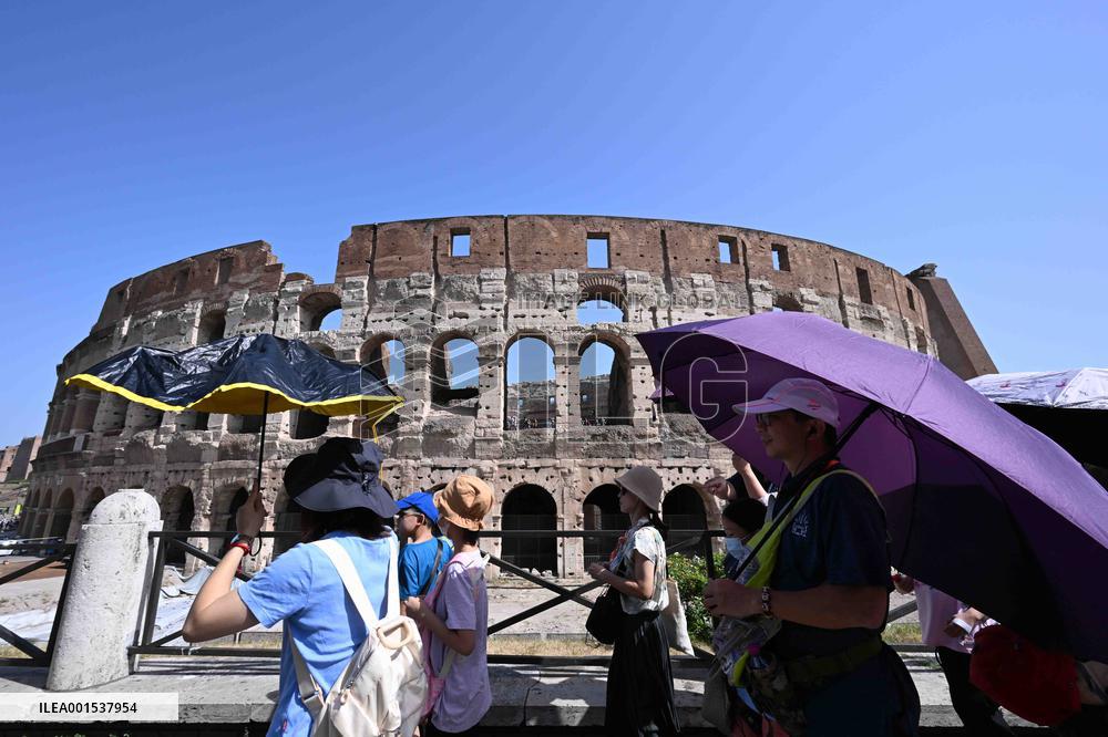 ITALY-ROME-HEAT WAVE