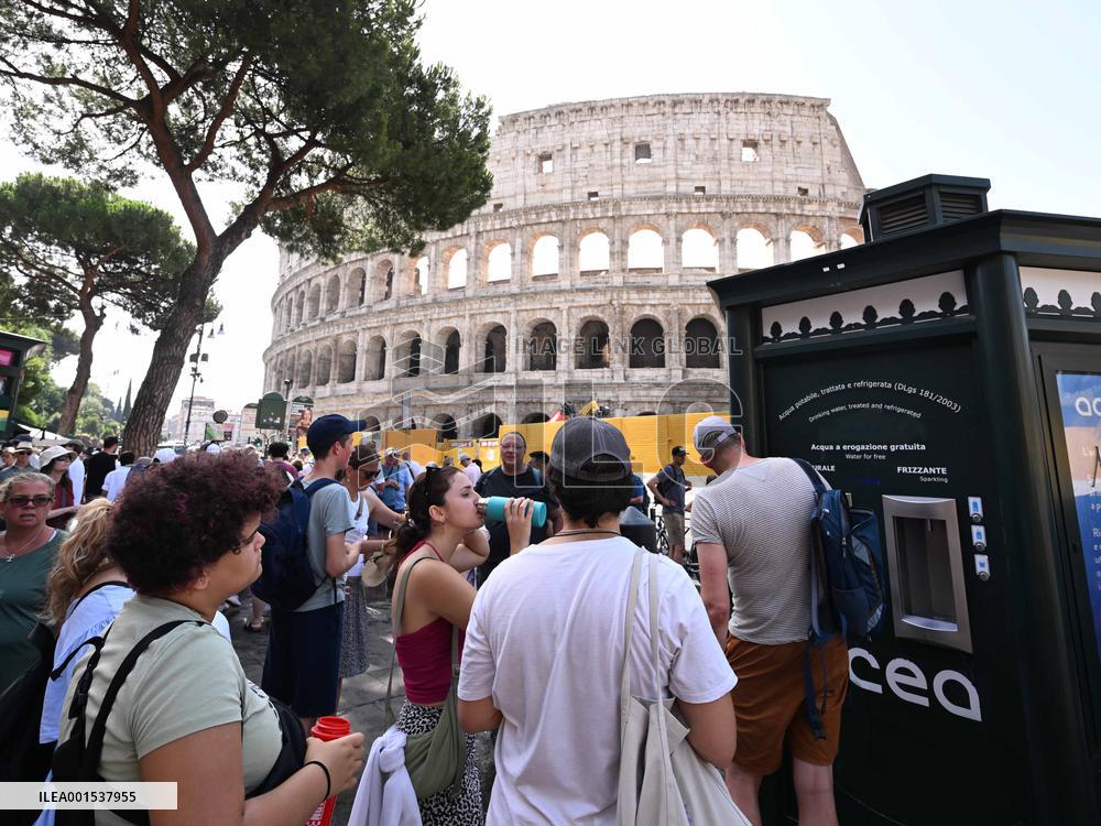 ITALY-ROME-HEAT WAVE