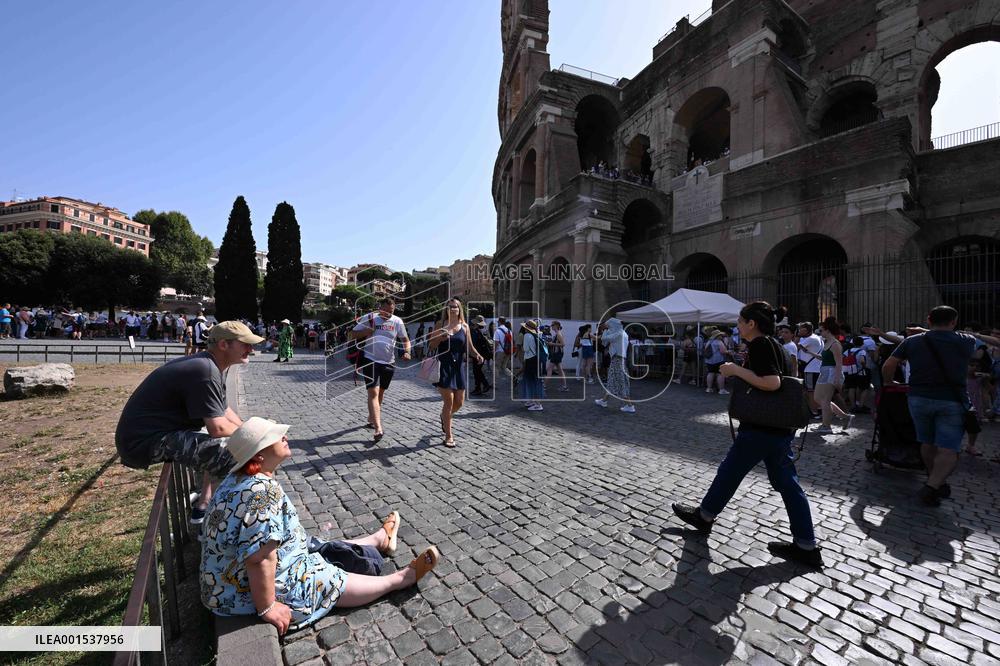 ITALY-ROME-HEAT WAVE