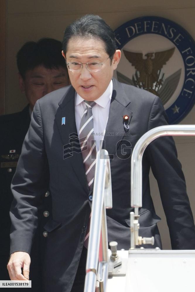 Japan PM Kishida returns from Middle East