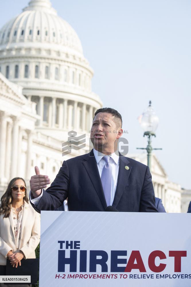 Press Conference On The Introduction Of The HIRE Act - Washington