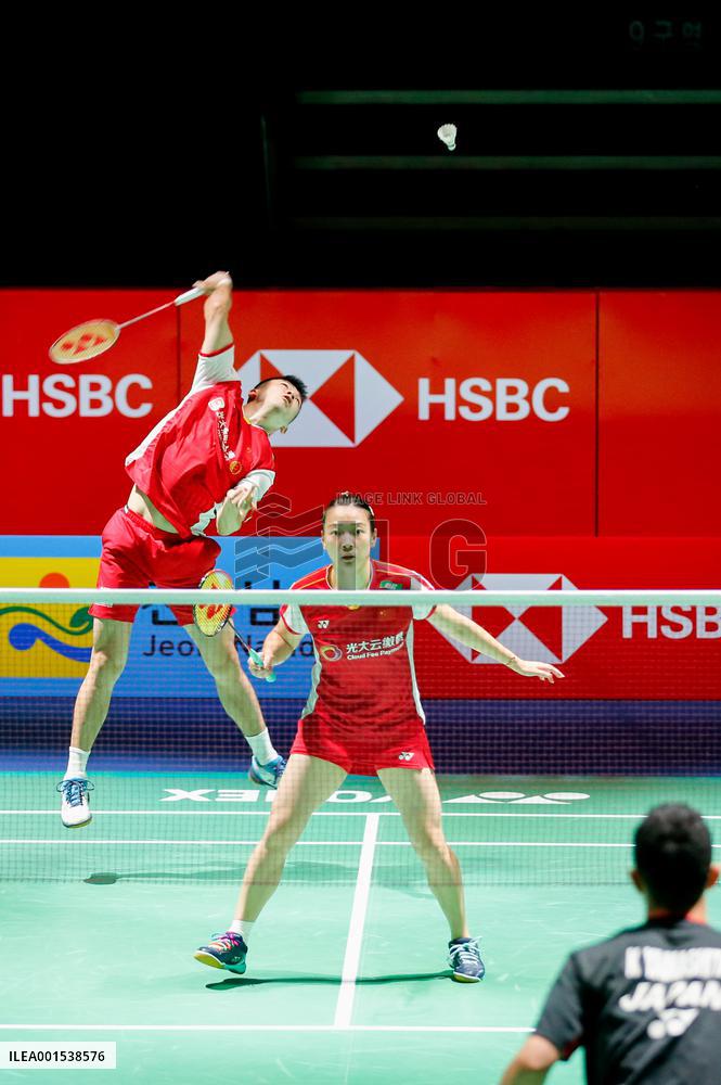 (SP)SOUTH KOREA-YEOSU-BADMINTON-KOREA OPEN-MIXED DOUBLES