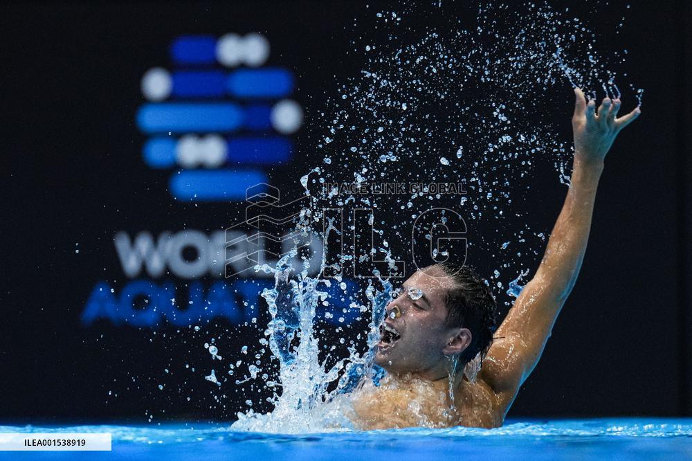 (SP)JAPAN-FUKUOKA-WORLD AQUATICS CHAMPIONSHIPS-ARTISTIC SWIMMING-MEN-FINAL