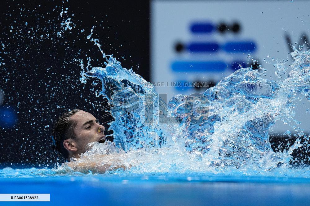 (SP)JAPAN-FUKUOKA-WORLD AQUATICS CHAMPIONSHIPS-ARTISTIC SWIMMING-MEN-FINAL