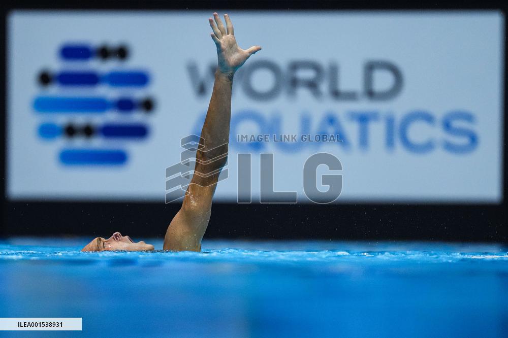 (SP)JAPAN-FUKUOKA-WORLD AQUATICS CHAMPIONSHIPS-ARTISTIC SWIMMING-MEN-FINAL
