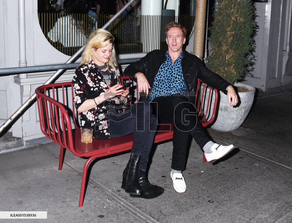 Damian Lewis And Girlfriend Alison Mosshart Out - LA