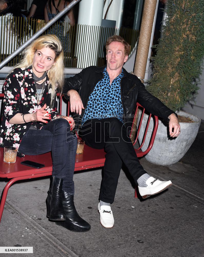 Damian Lewis And Girlfriend Alison Mosshart Out - LA