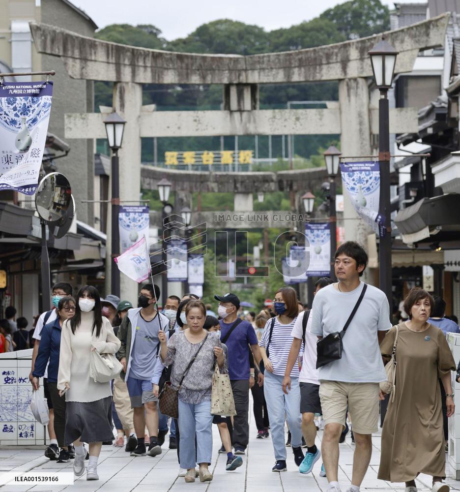 Travelers to Japan top 10 mil. in Jan.-June