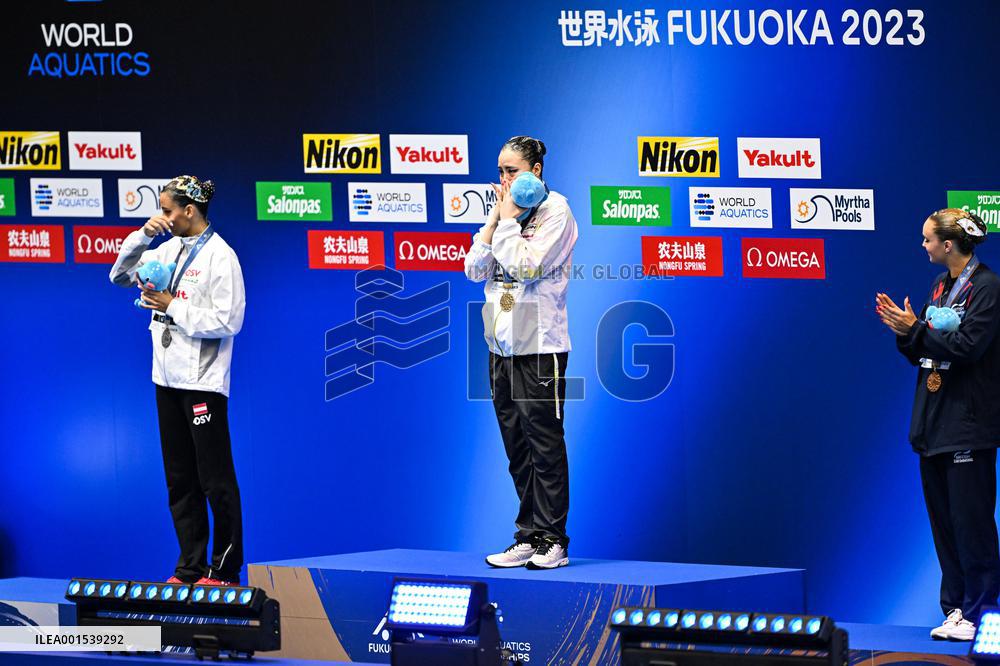 (SP)JAPAN-FUKUOKA-WORLD AQUATICS CHAMPIONSHIPS-ARTISTIC SWIMMING-WOMEN-FINAL