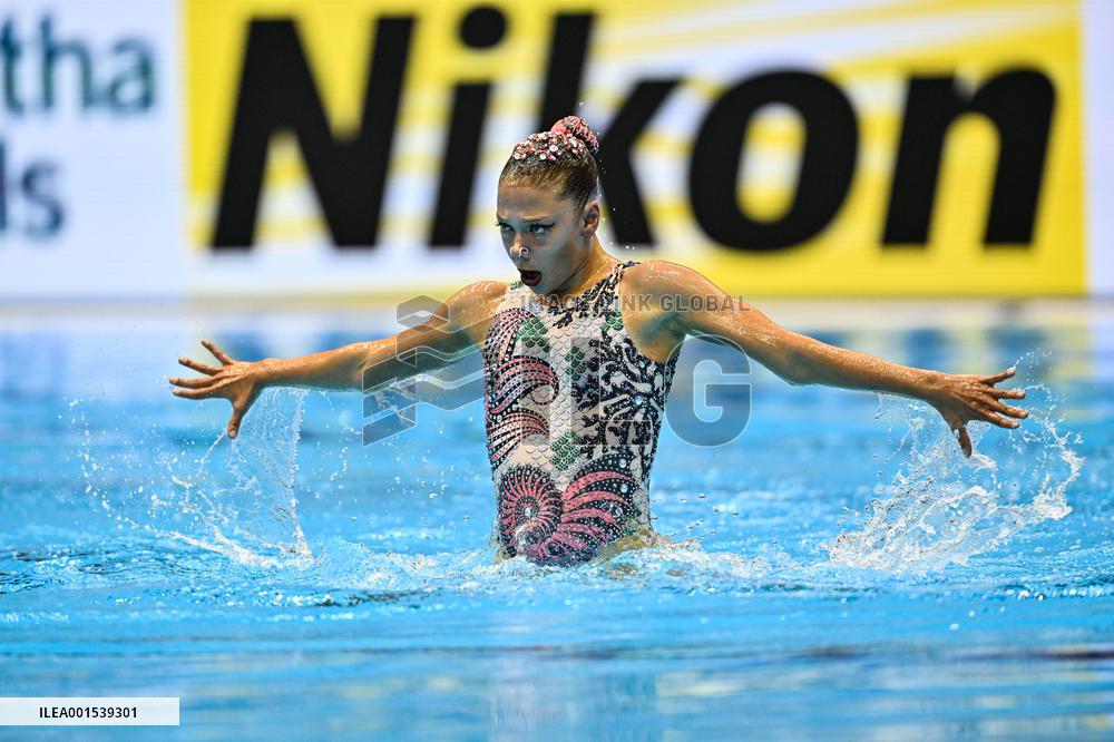 (SP)JAPAN-FUKUOKA-WORLD AQUATICS CHAMPIONSHIPS-ARTISTIC SWIMMING-WOMEN-FINAL