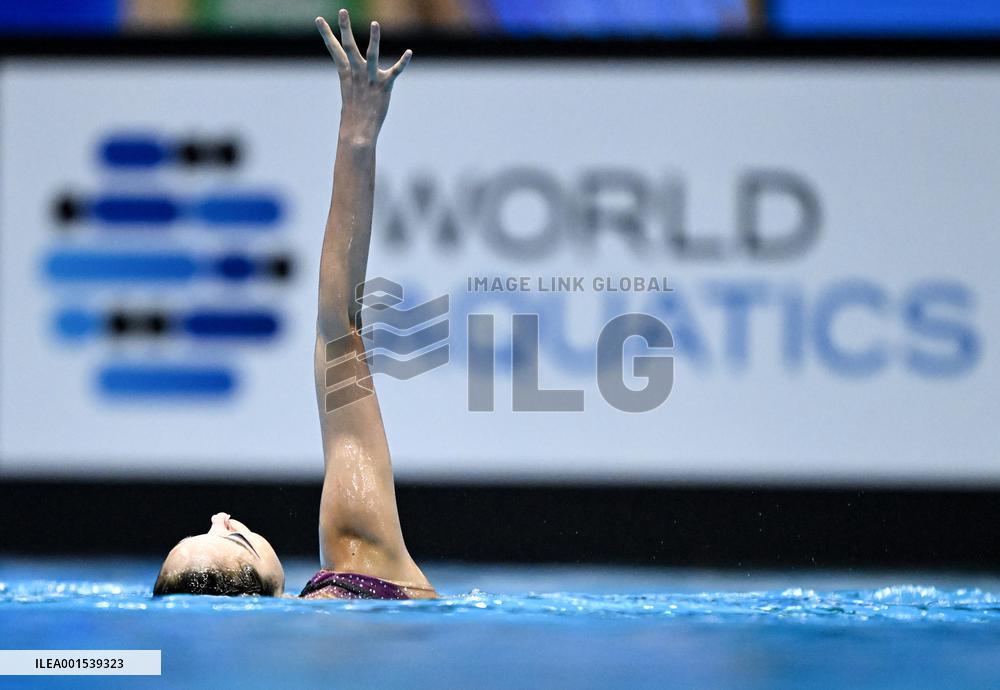 (SP)JAPAN-FUKUOKA-WORLD AQUATICS CHAMPIONSHIPS-ARTISTIC SWIMMING-WOMEN-FINAL