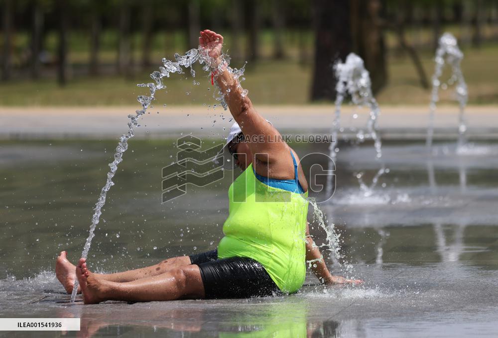 FRANCE-MONTPELLIER-HEATWAVE