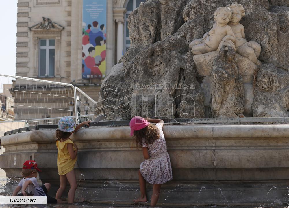 FRANCE-MONTPELLIER-HEATWAVE
