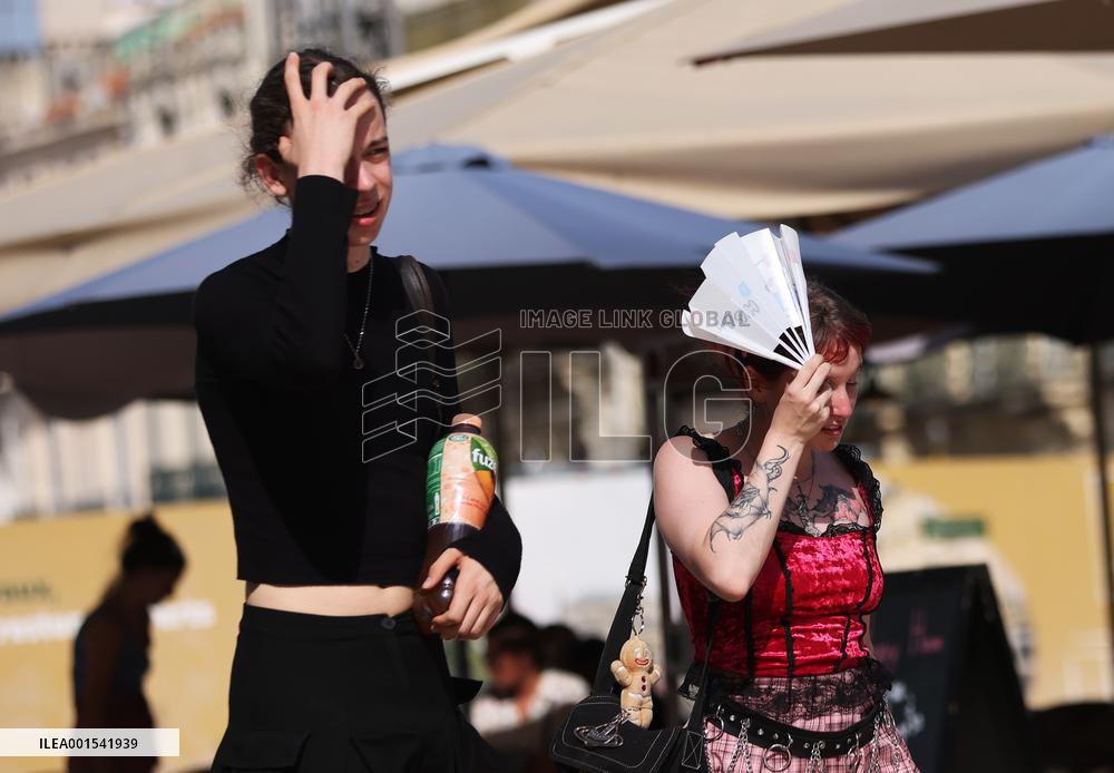 FRANCE-MONTPELLIER-HEATWAVE