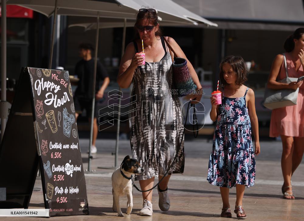 FRANCE-MONTPELLIER-HEATWAVE
