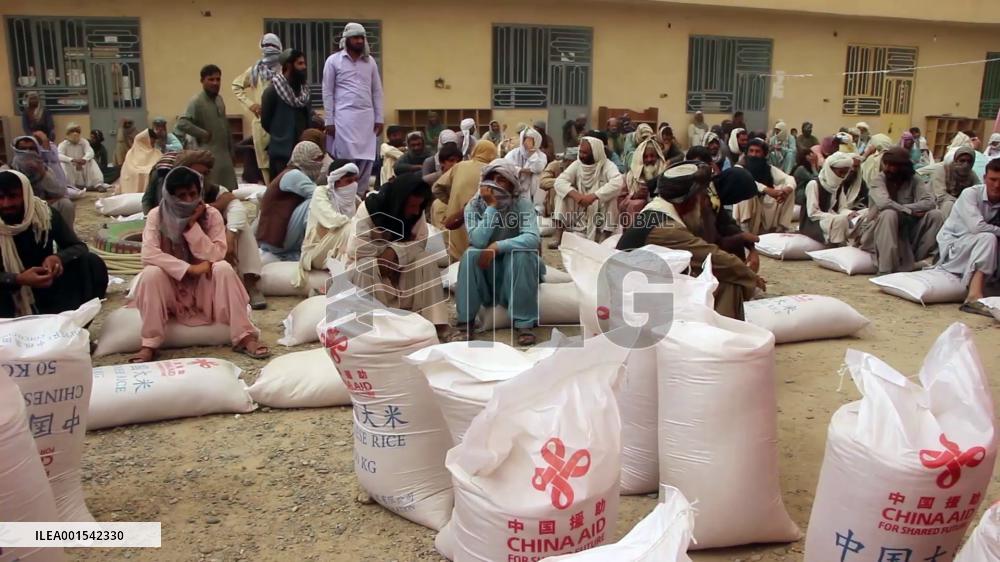 China-donated aid distributed to 420 families in W. Afghanistan