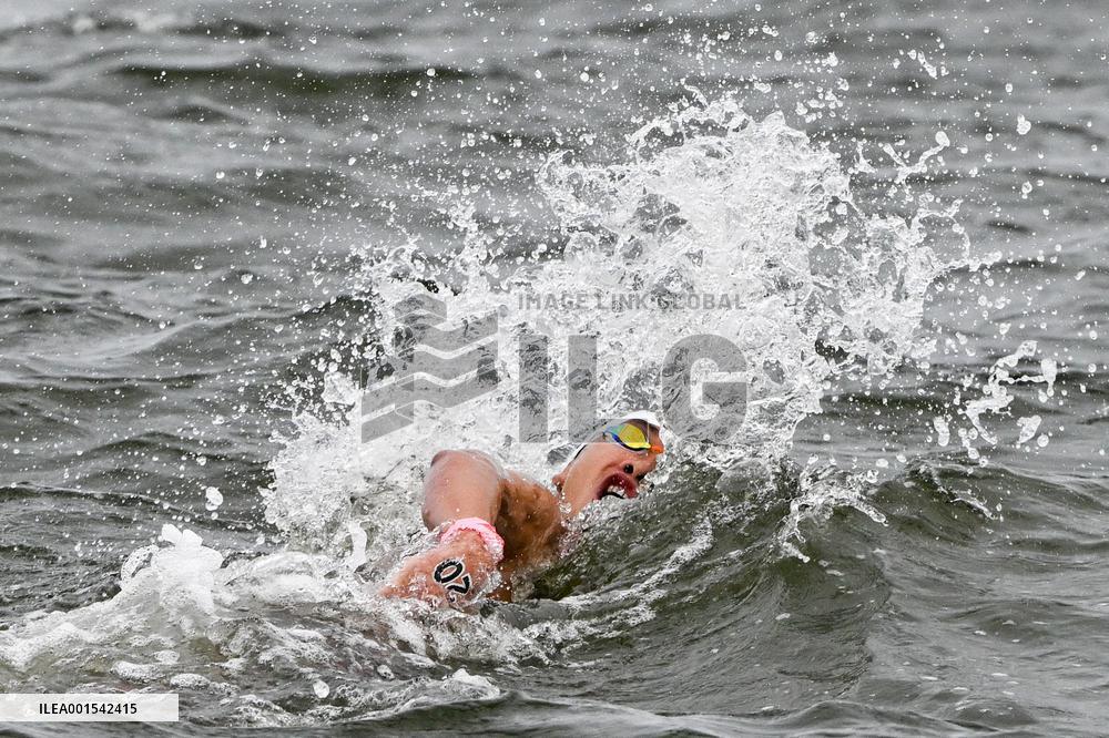(SP)JAPAN-FUKUOKA-WORLD AQUATICS CHAMPIONSHIPS-OPEN WATER-MIXED 4X1500M