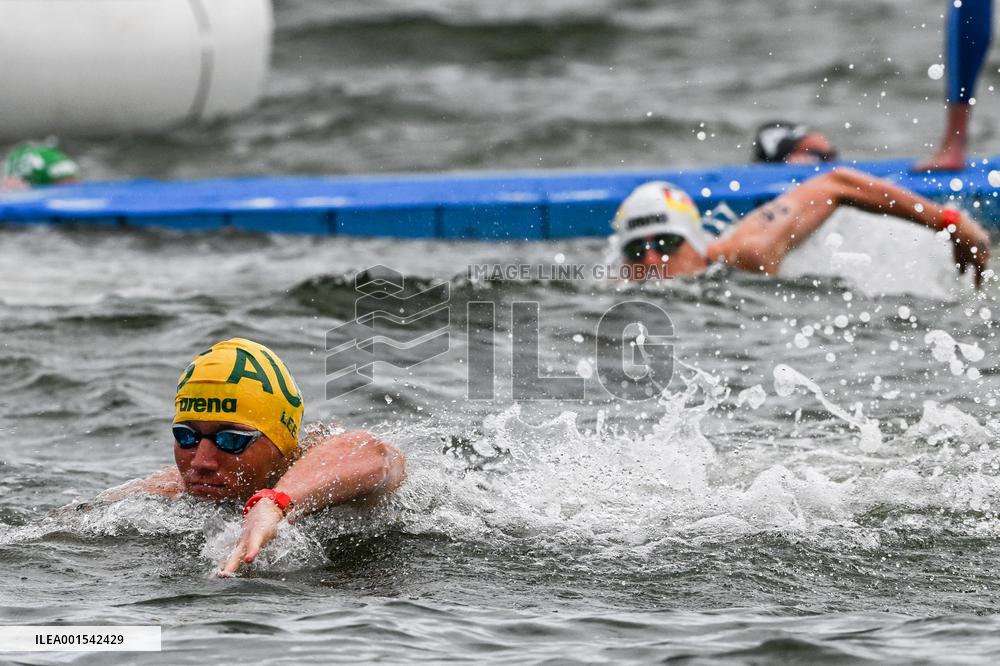 (SP)JAPAN-FUKUOKA-WORLD AQUATICS CHAMPIONSHIPS-OPEN WATER-MIXED 4X1500M