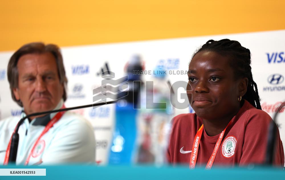 (SP)AUSTRALIA-MELBOURNE-2023 FIFA WOMEN'S WORLD CUP-GROUP B-NIGERIA-PRESS CONFERENCE