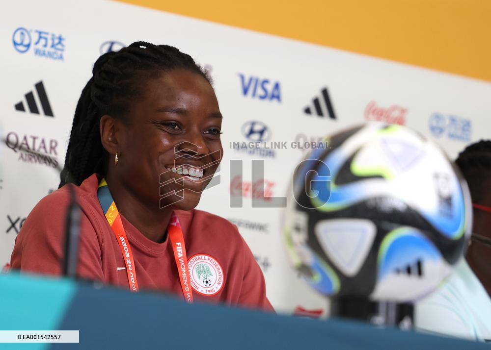 (SP)AUSTRALIA-MELBOURNE-2023 FIFA WOMEN'S WORLD CUP-GROUP B-NIGERIA-PRESS CONFERENCE