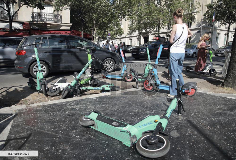 E-scooters in Paris