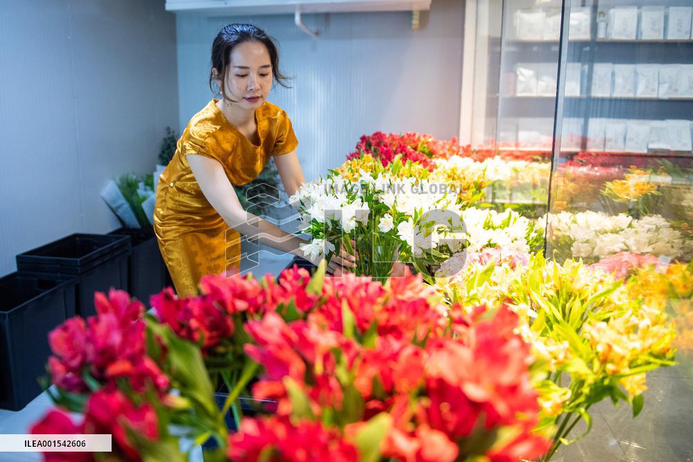 CHINA-AFRICA-CROSS BORDER TRADE-FLOWER