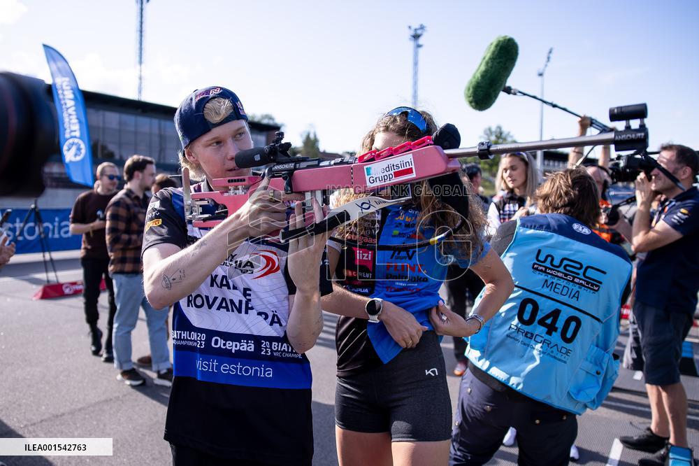 Rally Estonia 2023 promo event in Tehvandi sports centre