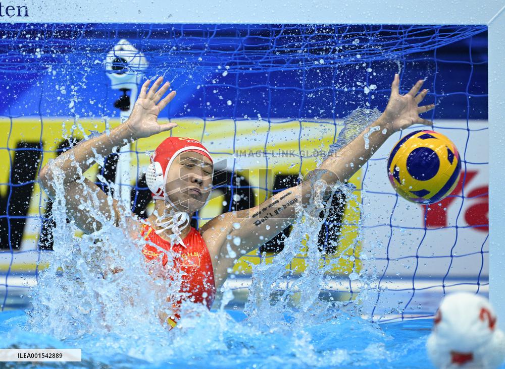 (SP)JAPAN-FUKUOKA-WORLD AQUATICS CHAMPIONSHIPS-WATER POLO-WOMEN-PRELIMINARY-CHN VS AUS