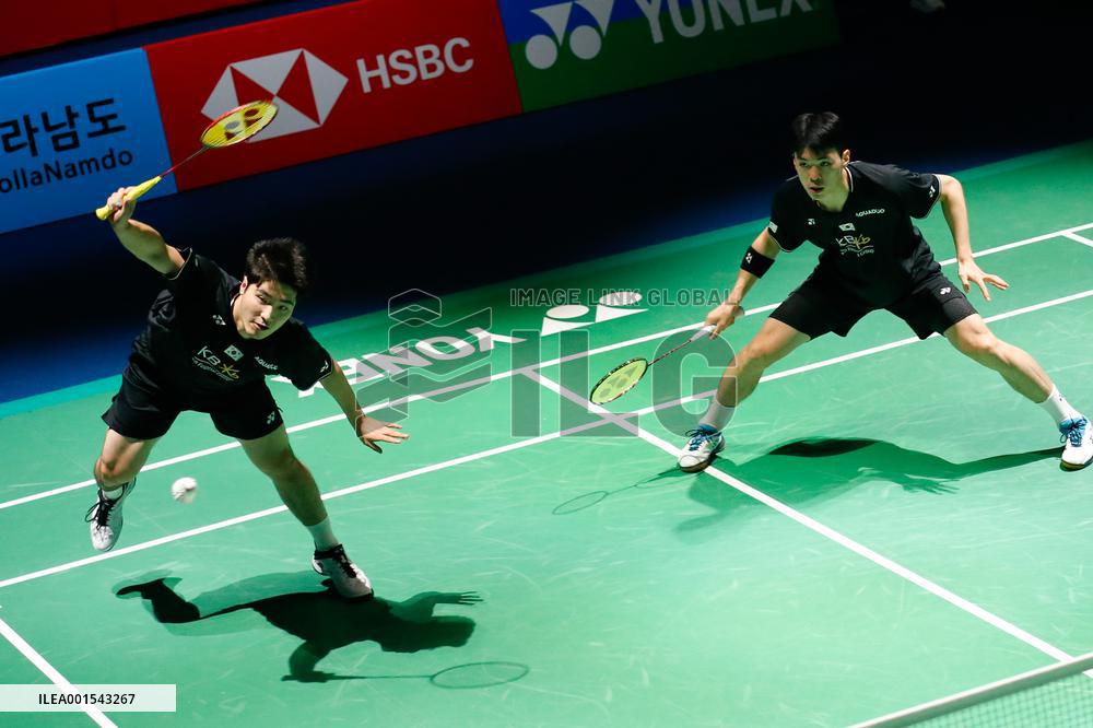(SP)SOUTH KOREA-YEOSU-BADMINTON-KOREA OPEN-MEN'S DOUBLES