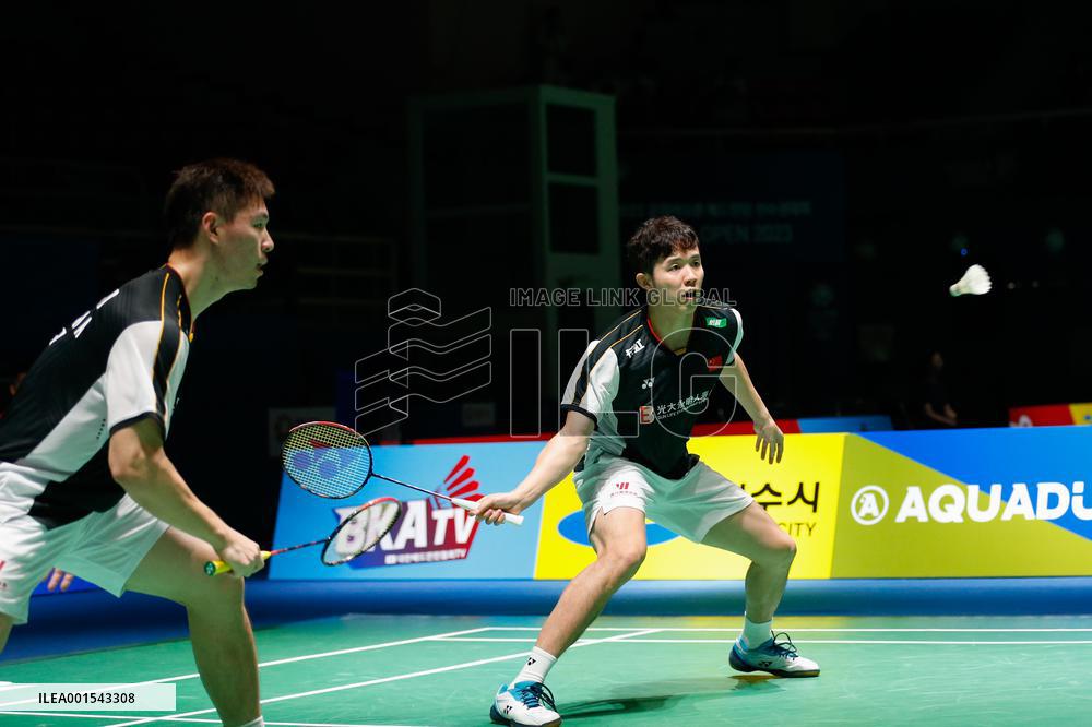 (SP)SOUTH KOREA-YEOSU-BADMINTON-KOREA OPEN-MEN'S DOUBLES