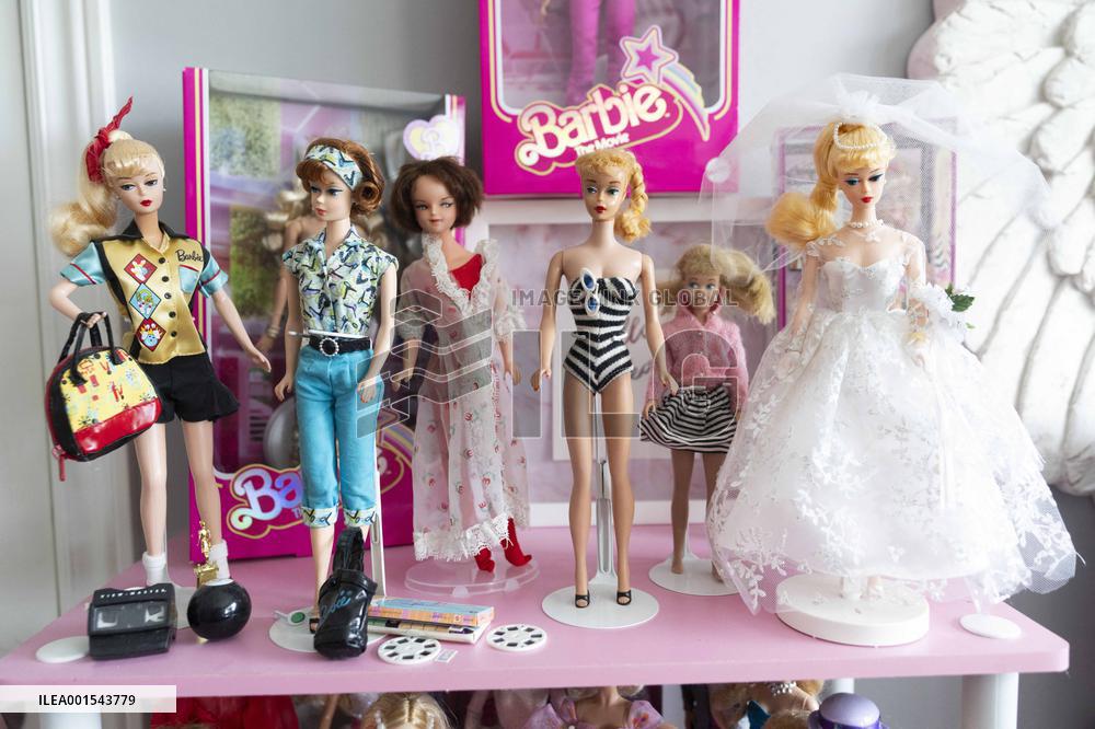Barbie Collector Natasha Philpott Poses With Her Collection - Bradford