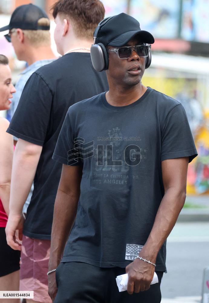 Chris Rock Steps Out - NYC