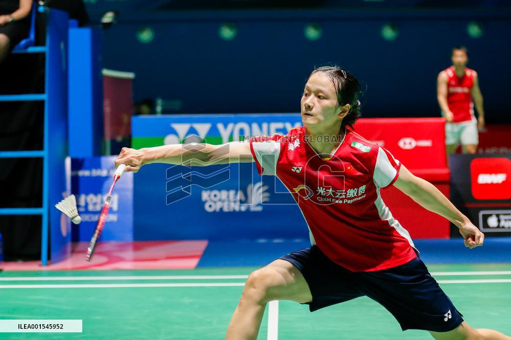 (SP)SOUTH KOREA-YEOSU-BADMINTON-KOREA OPEN-QUARTER FINALS