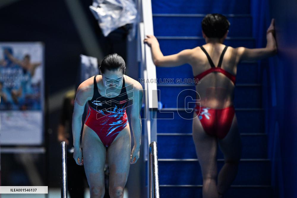 (SP)JAPAN-FUKUOKA-WORLD AQUATICS CHAMPIONSHIPS-DIVING-WOMEN-3M SPRINGBOARD-FINAL