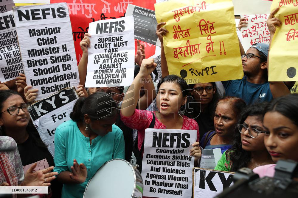 Protest Against The Silence Of Modi's BJP Government - New Delhi