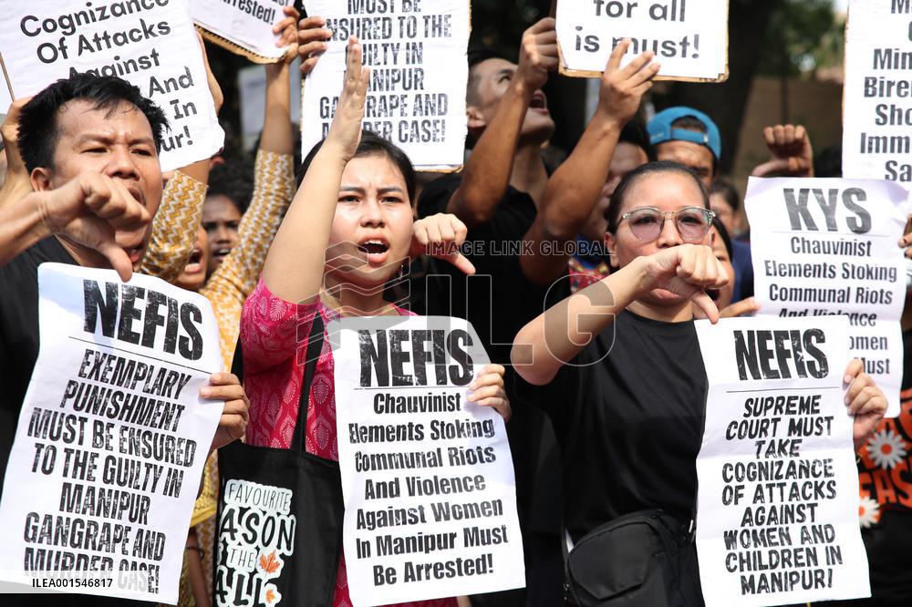 Protest Against The Silence Of Modi's BJP Government - New Delhi