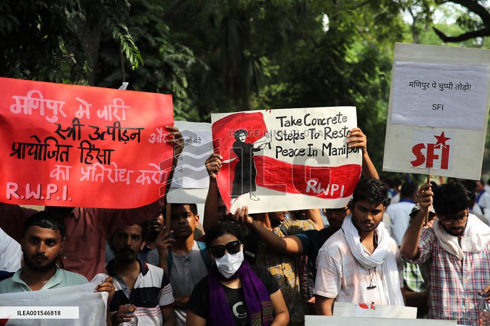 Protest Against The Silence Of Modi's BJP Government - New Delhi