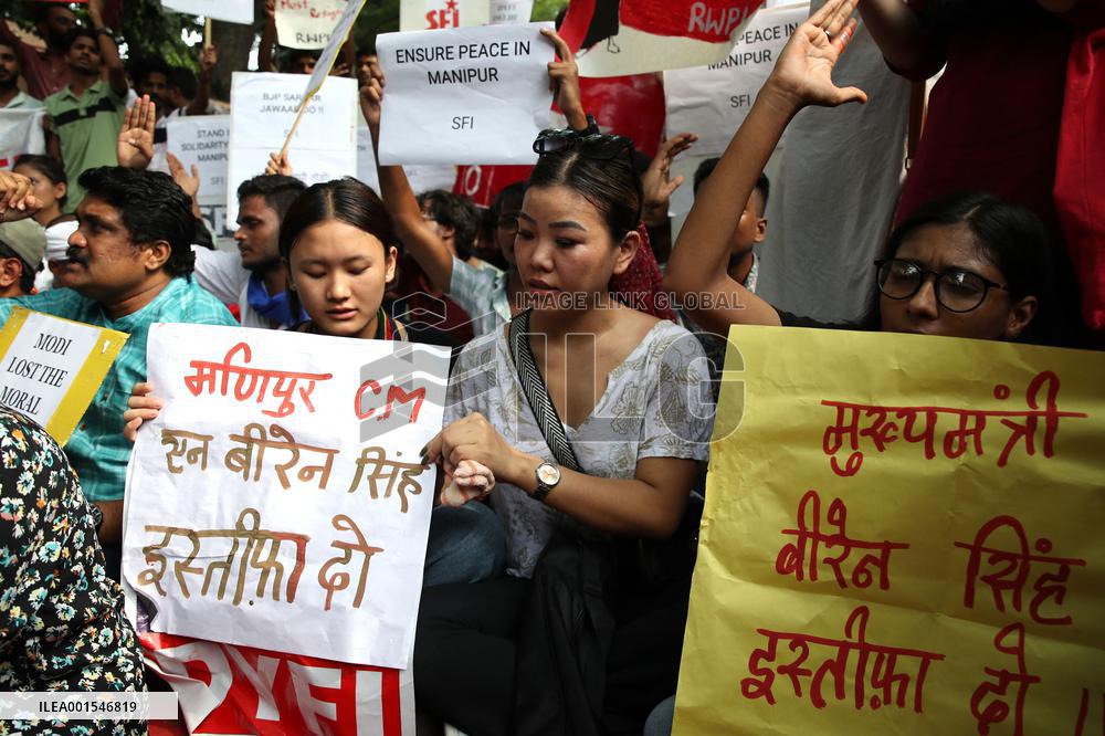 Protest Against The Silence Of Modi's BJP Government - New Delhi