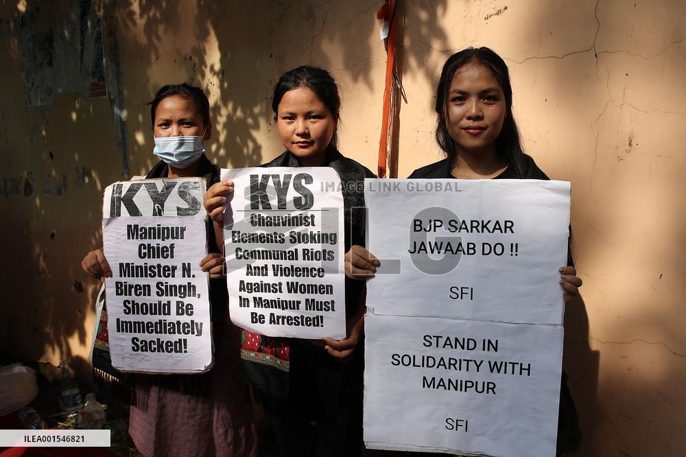 Protest Against The Silence Of Modi's BJP Government - New Delhi