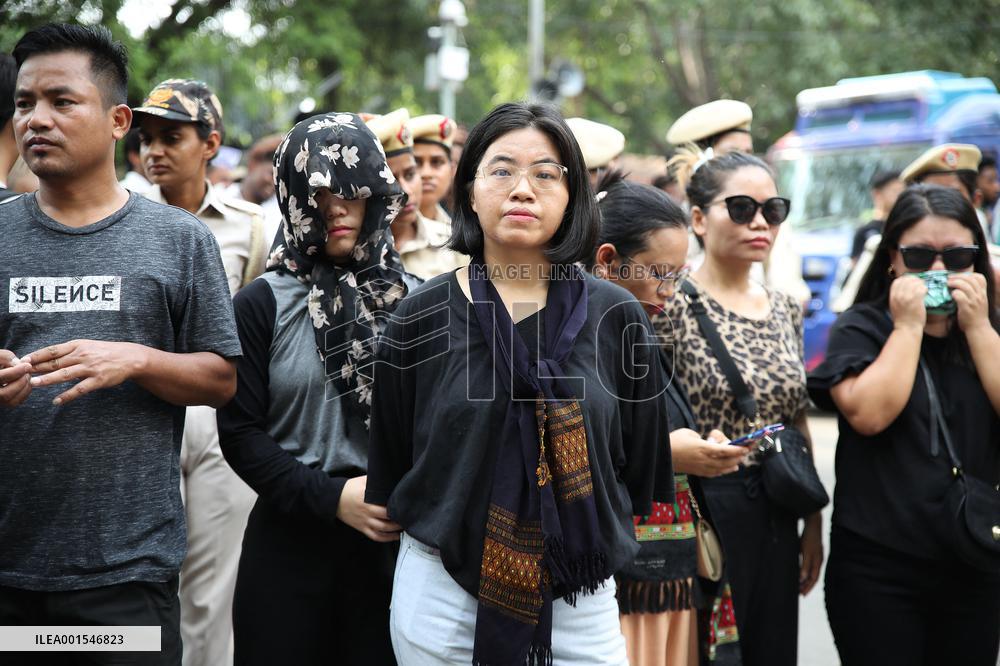 Protest Against The Silence Of Modi's BJP Government - New Delhi