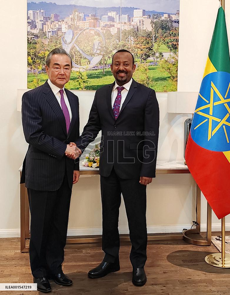 ETHIOPIA-ADDIS ABABA-PM-CHINA-WANG YI-MEETING