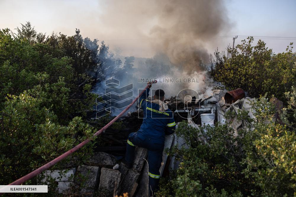 GREECE-ATHENS-WILDFIRES