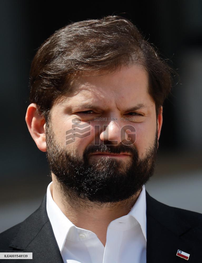 President Macron Welcomes Chilean President Boric - Paris