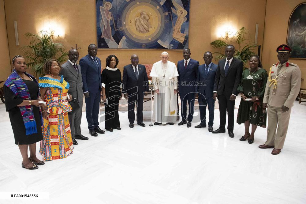 Pope Francis Receive President of Ghana - Vatican