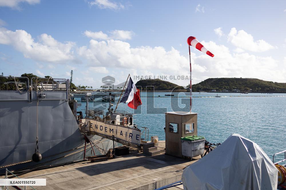 Visit Of The Patrol Vessel Auguste Benebig - New Caledonia