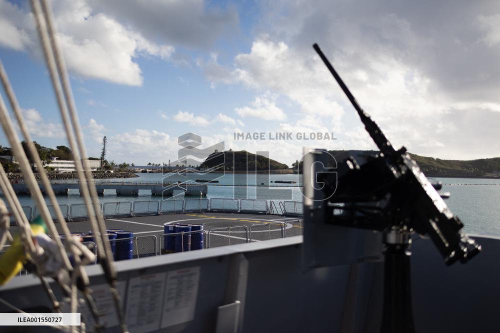 Visit Of The Patrol Vessel Auguste Benebig - New Caledonia